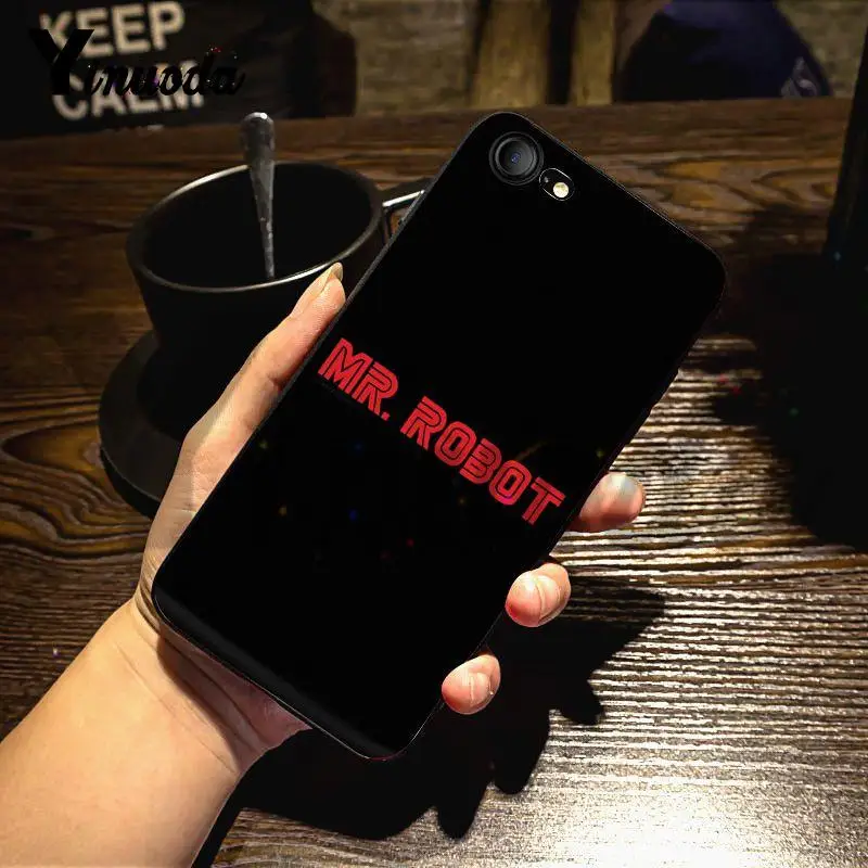 Yinuoda Mr Robot первоклассные аксессуары для телефонов Чехол для iPhone X 6 7 6s 7plus 8 8Plus XS XR 5C SE 11 11pro 11promax - Цвет: 7