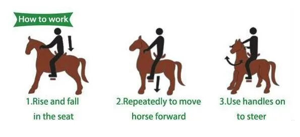 ПРИВЕТ CE Новое поступление Механическая лошадь каваи животное кататься на лошади Лев кататься на лошади детские игрушки для детей/взрослых подарки на год