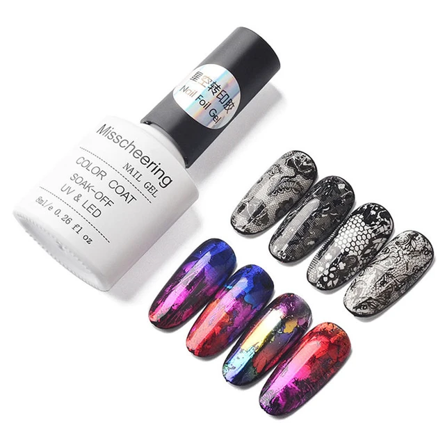 Foil for Nails Nail Art Transfer Foil Holographic Adhesive Decal