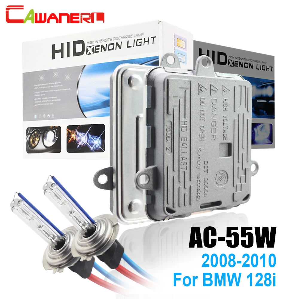 Cawanerl 55W AC HID Xenon Kit Ballast + Bulb 3000K 8000K 12V For BMW