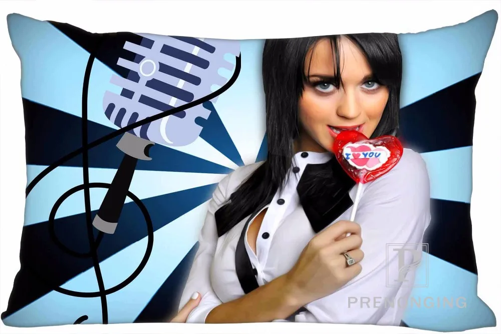 

Best Custom Pillow Case C Katy Perry Rectangle Pillowcases zipper 35x45cm (One Side Print) @180117-19