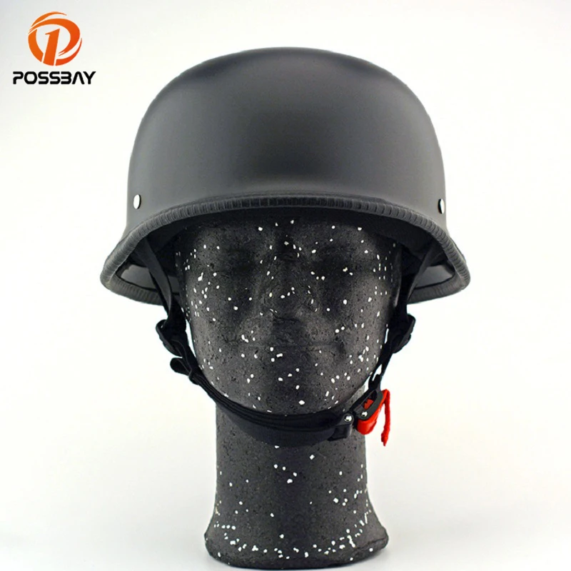 Posbay винтажный мотоциклетный шлем Casco Moto скутер шлем для мужчин и женщин ретро немецкий полулицевой шлем для Harley Cruiser Chopper