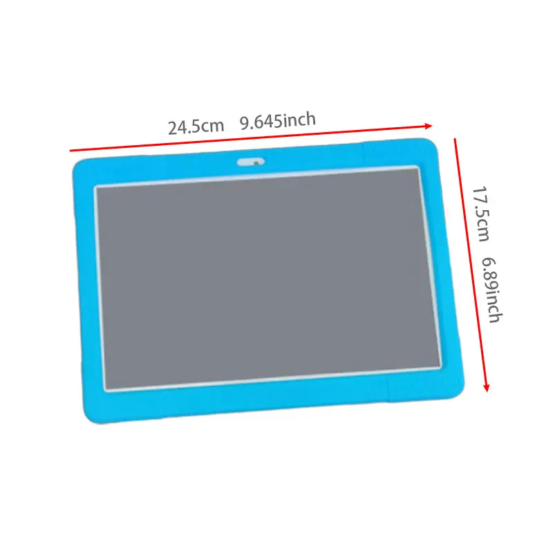 10,1 ''Универсальный мягкий силиконовый чехол Защитный чехол для 10 10,1 дюймов Android Tablet PC противоударный сплошной цвет задняя крышка