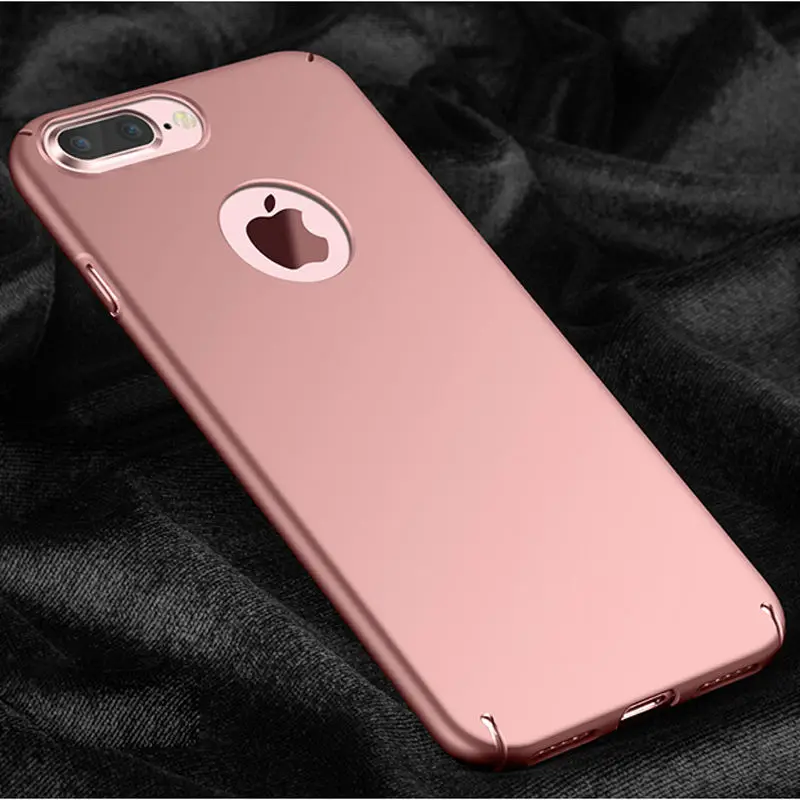 

Hard Case for IPhone 6 6S 7 Plus PC Rugged Matte Slim Ultra Thin Back Cover Fashion New Man Lady Luxury Original Blue Gold Black