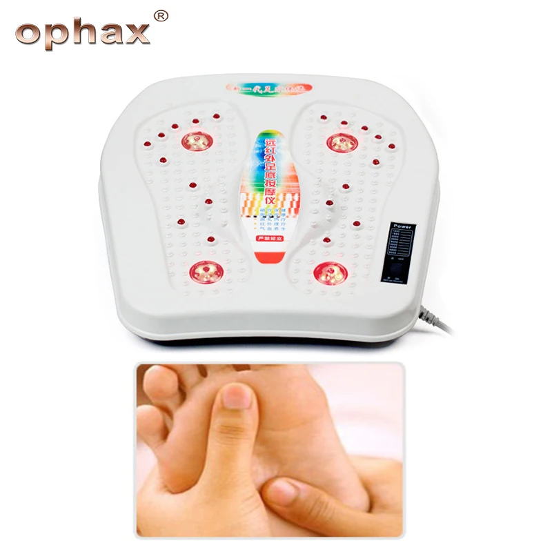 

OPHAX Infrared Reflexology Foot Massager Electric Health Machine Automatic Roller Feet Care Massager Circulation Therapy Teater