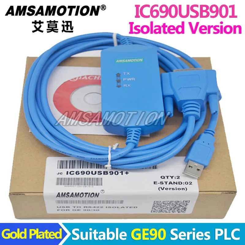 New IC690USB901 Suitable for GE90-30 GE90-70 Series PLC Cable USB Cable