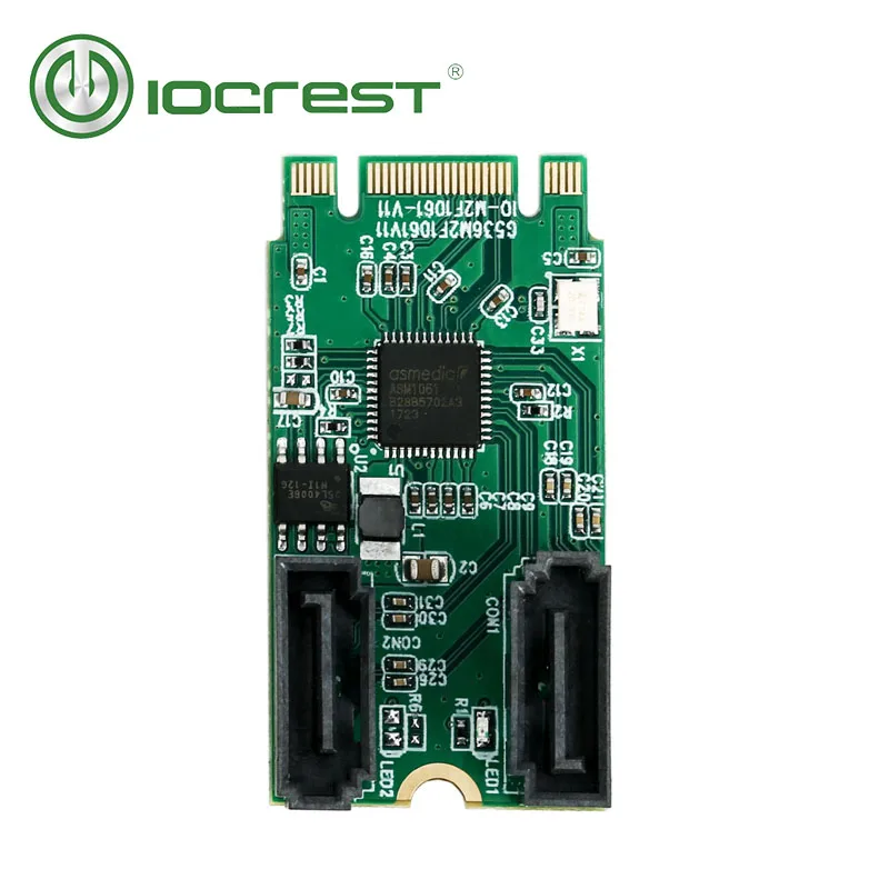  Adaptador RAID iocreest m2 (PCIe) a 2 puertos SATA 6G