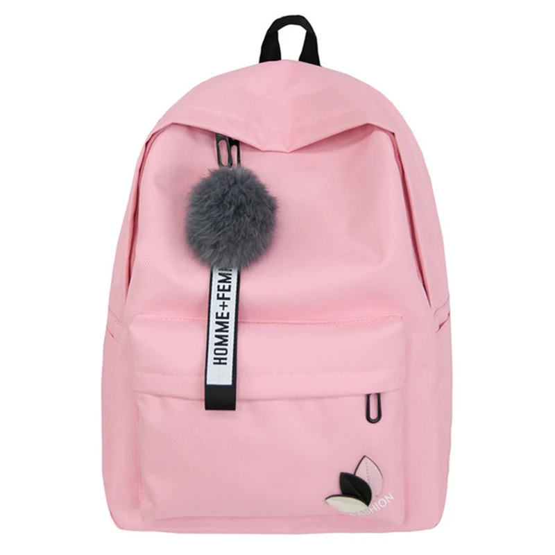 

Fashion Girl School Bag Leaves Letter Girls Teenagers Backpack Bags Nylon Children School Backpacks Kids Schoolbag WBS481
