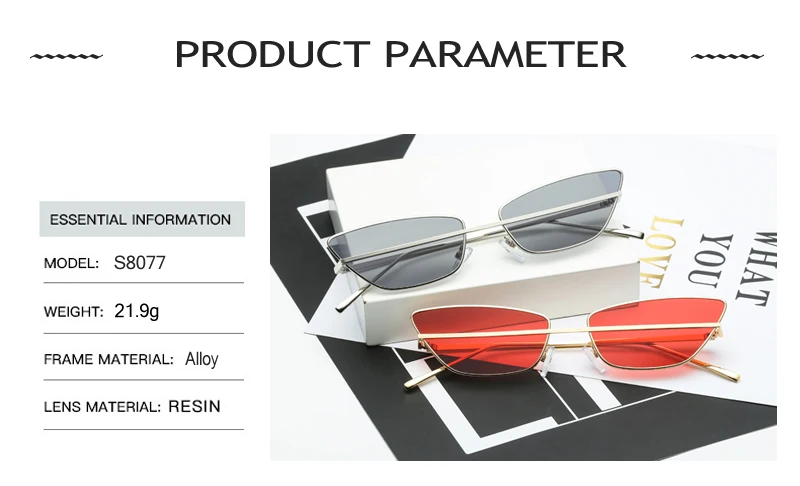 Новинка, винтажные женские солнцезащитные очки "кошачий глаз", маленькие, треугольные, брендовые, солнцезащитные очки, прозрачные линзы, женские очки, металлическая оправа, UV400
