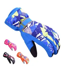 DICHSKI износостойкие перчатки для катания на лыжах Горные лыжи снегоход Водонепроницаемые зимние мотоциклетные перчатки ветрозащитные велосипедные перчатки