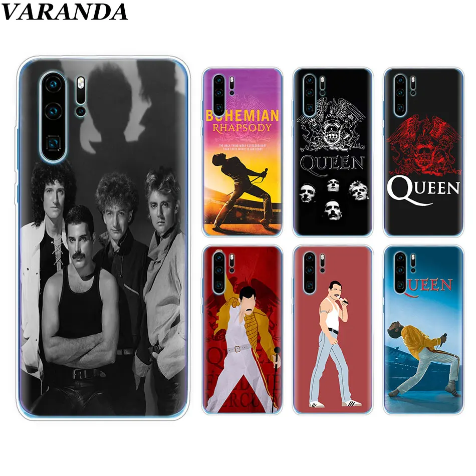

Queen Freddie Mercury TPU Silicone Case For Huawei P30 Pro P30 P10 P20 Lite P Smart Mate 10 20 Lite Soft Case Coque