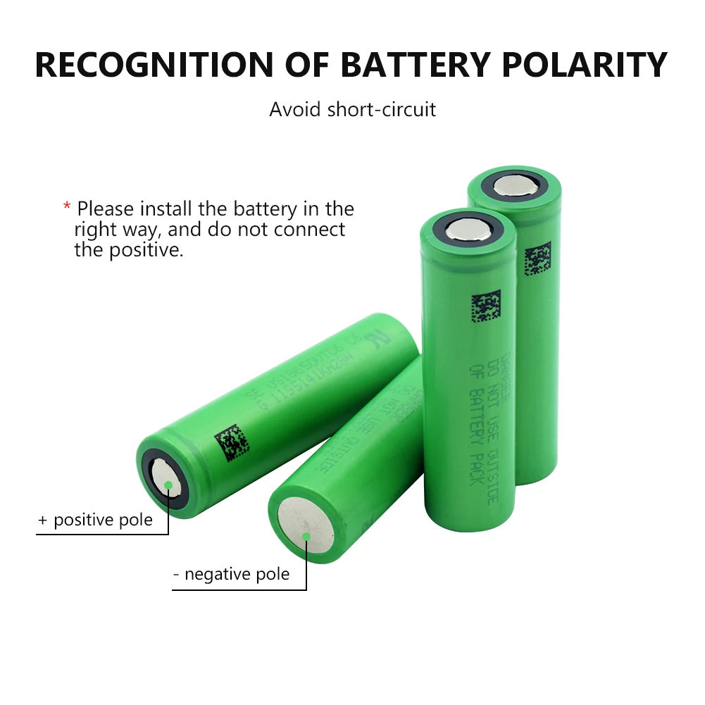 YCDC Genuine US18650VTC6 18650 Li-ion Lithium Rechargeable Battery 3.7V 3000mAh High Drain 30A For Flashlight batteries