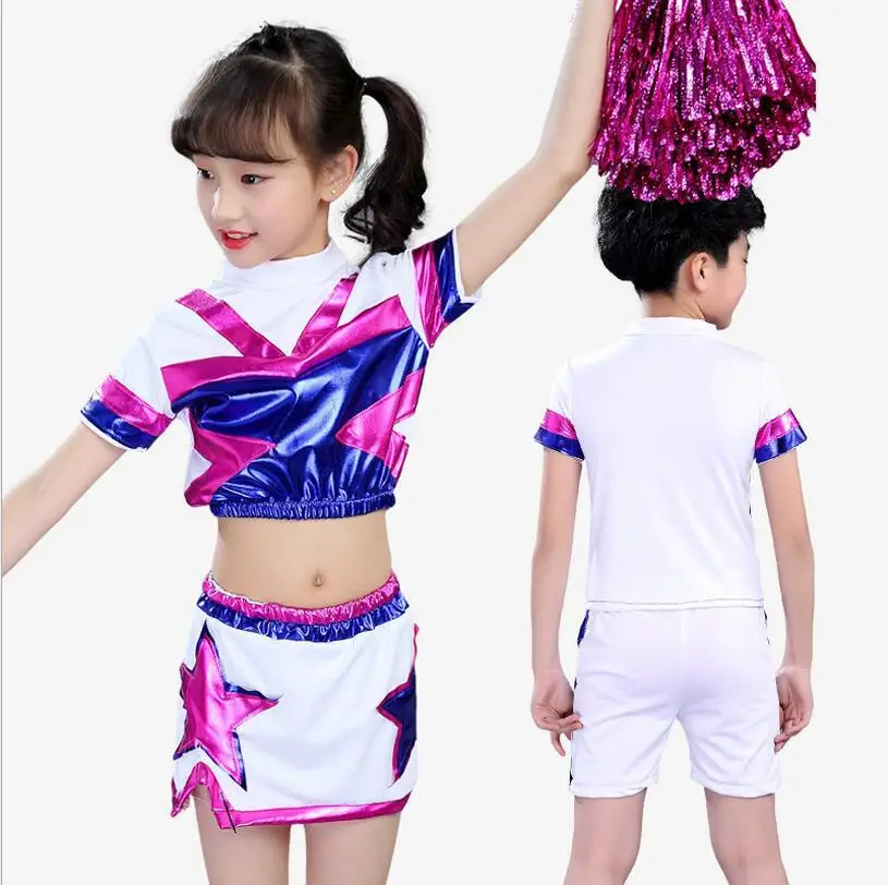 Feme فستان بتصميم حالم زي المشجع ازياء الفتيان المشجع الزي المدرسي الفتيات الرياضة فريق الأطفال طالب موحدة 170 سنتيمتر