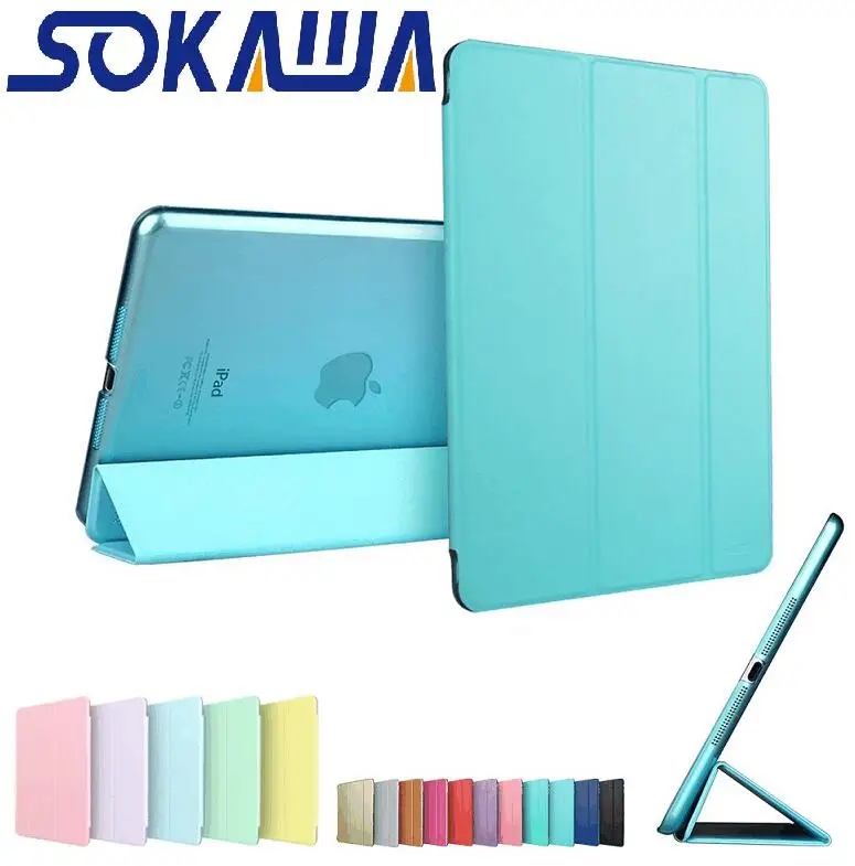 

For Apple iPad Pro 12.9 2018 Smart Cover with Trifold Stand Magnetic Auto Wake Tablet Case
