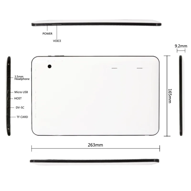 Qual Core Bluetooth 10,1 дюймов Android 4,4 планшеты шт Qual Core камера 1,5 ГГц 8 ГБ/1 ГБ 1024x600 комплект клавиатура крышка планшетный ПК