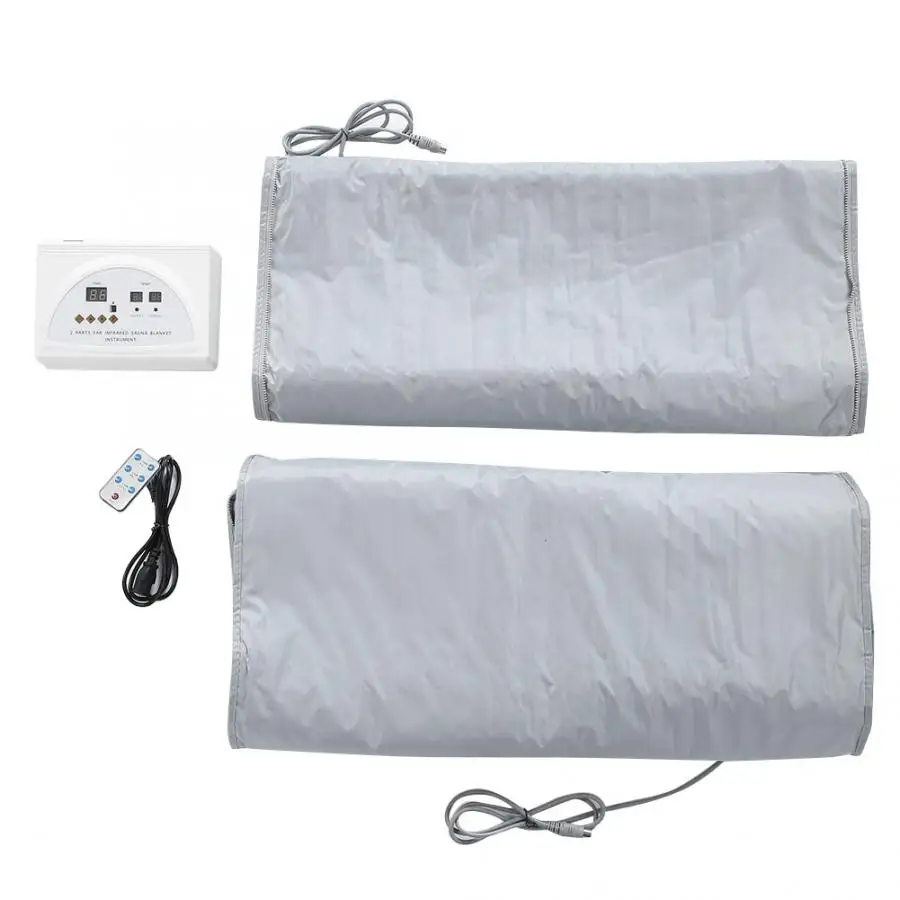

110V Far Infrared Sauna Heating Blanket Body Shape Slimming Fitness Machine US Plug