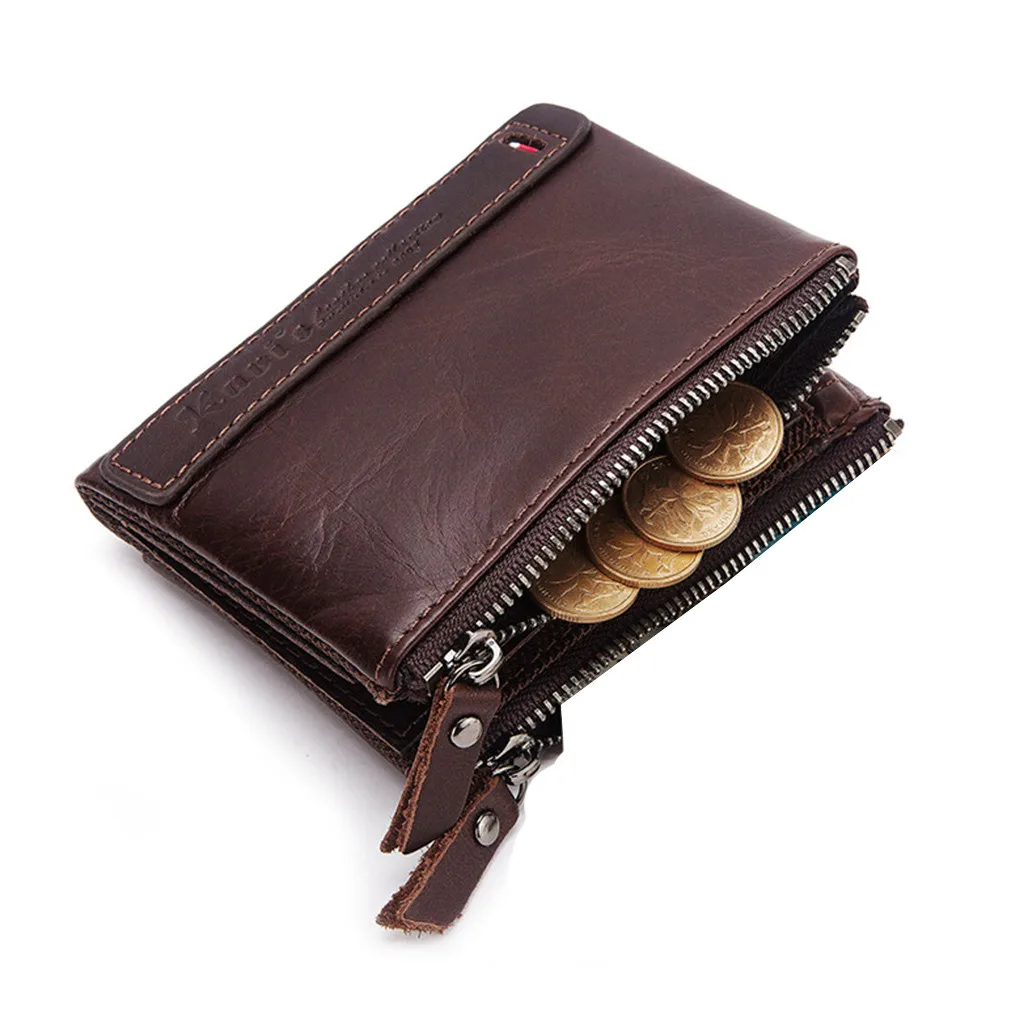 Женский кожаный Ретро кошелек на молнии дизайн с монетницей кошелек мини-бумажник на молнии кошельки Portefeuille женские кошельки