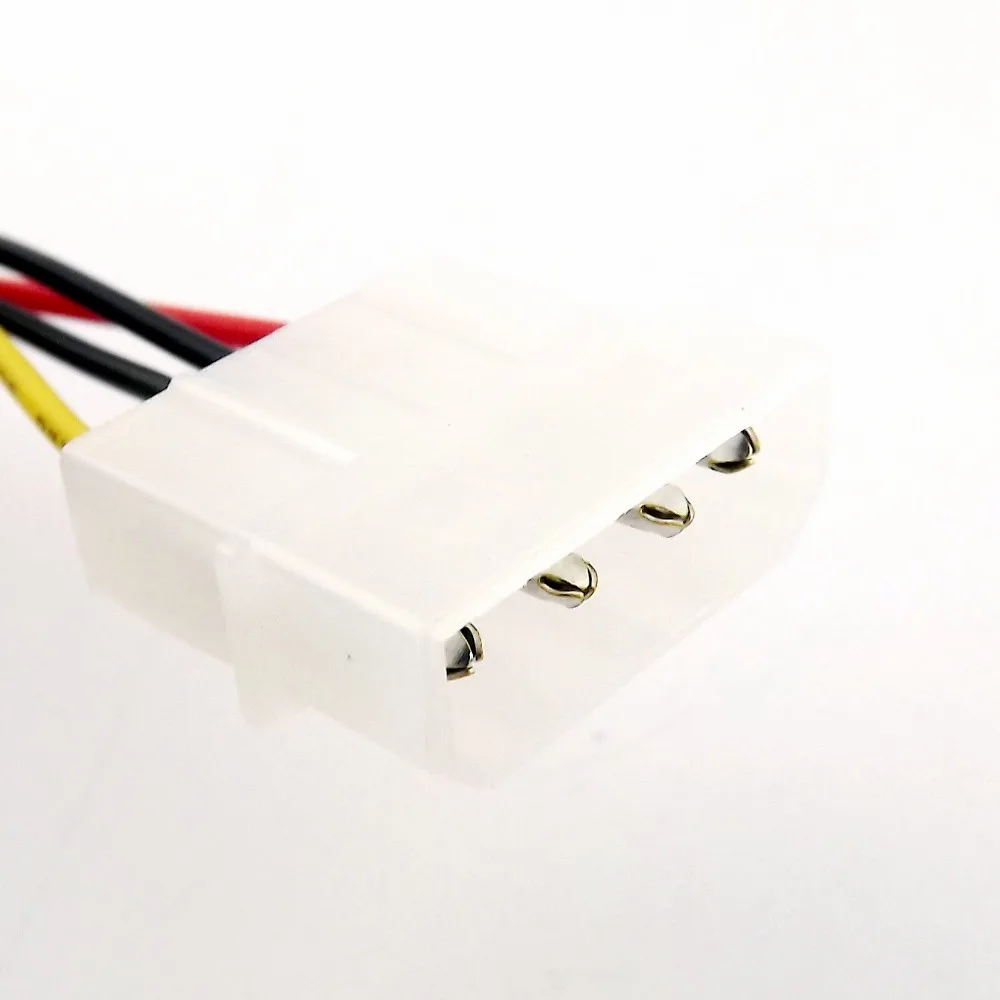 5 قطعة IDE 4 دبوس الذكور موليكس إلى قرص مرن 4 دبوس موائم مصدر تيار موصل وصلة كابل 20 سنتيمتر/30 سنتيمتر