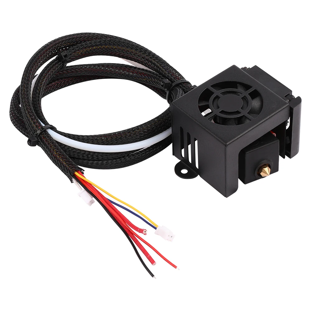 3D Printer Part Full Assembled Extruder Kits Fan Cover Air Connections Nozzle for Ender-3 |