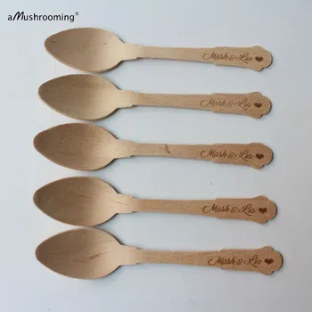 

100 Ice Cream Spoons Personalized, Engraved Mini Spoon, Cooking Party Favors, Party Favors For Kids, Wedding Shower Favors Gifts
