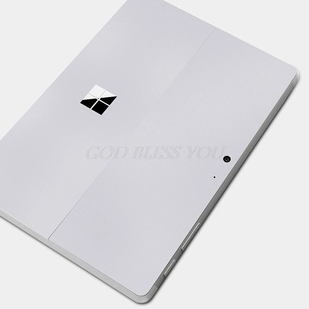 Алюминиевый защитный экран для планшета наклейка задняя крышка пленка для поверхности Go обертывание Защитная Наклейка для microsoft Surface Go - Цвет: Серебристый