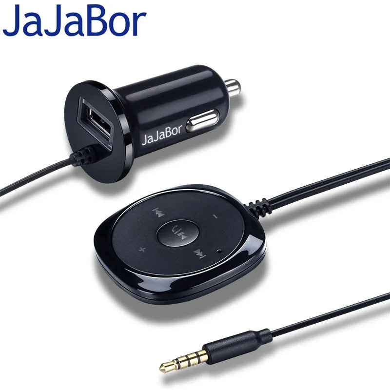 JaJaBor BC20 Bluetooth автомобильный комплект громкой связи Громкая связь Bluetooth 2,1 с 5 В 2.1A USB Автомобильное зарядное устройство для мобильного смартфона