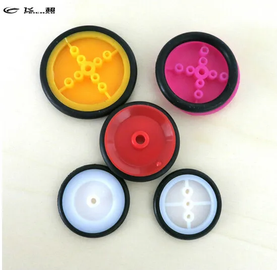 Rubber-Small-Wheel-Tire-Pulley-DIY-Toy-Model-Accessories-for-Car-Vehicle-Spare-Parts_