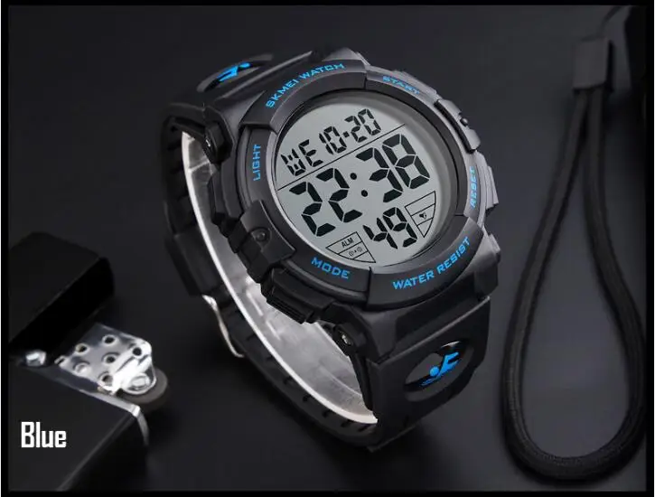 SKMEI моды Для мужчин спортивные часы Водонепроницаемый 50 м открытый цифровые часы Для мужчин плавание наручные часы Reloj Hombre Montre Homme