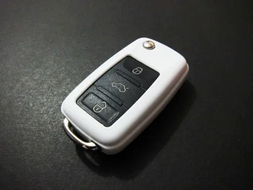 Белый защитный чехол для дистанционного ключа для VW Golf, jetta, Polo Passat