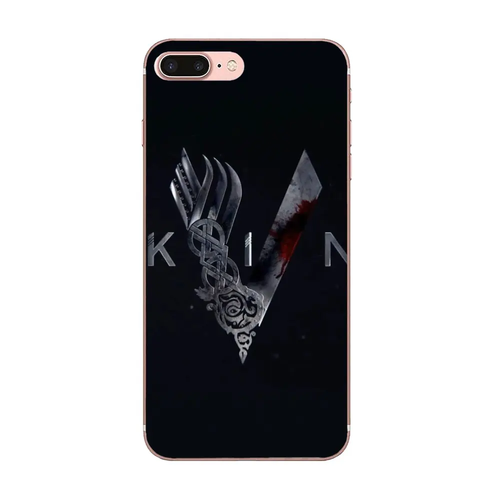 Мягкий защитный чехол серии Vikings для Apple iPhone 4 4S 5 5C 5S SE 6 6S 7 8 Plus X XS Max