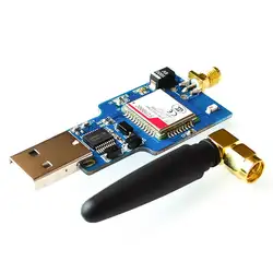 Usb к Gsm последовательный Gprs Sim800C модуль Bluetooth компьютерное управление + антенна