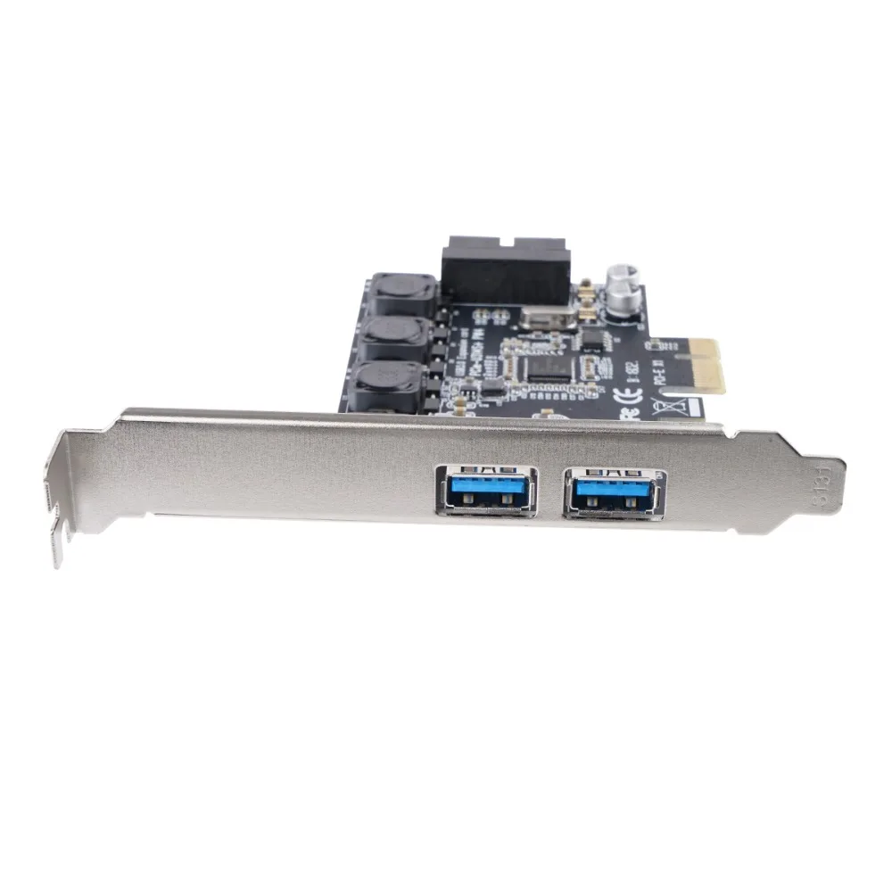 ORICO USB 3,0 PCIe ЭКСПРЕСС карты расширения 2 Порты и разъёмы USB 3,0 PCI-e адаптер PCIe с 19PIN спереди Интерфейс 5 Гбит/с Скорость для ПК Win10