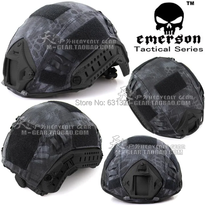 EMERSON FAST Helmet Cover (Kryptek Typhon)in Helmets from Sports