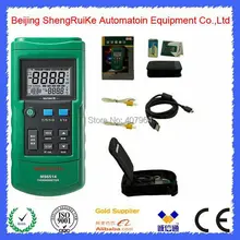 MASTECH MS6514 двойной цифровой термометр канала температура логгер-тестер USB интерфейс 1000 наборы данных KJTERSN термопара