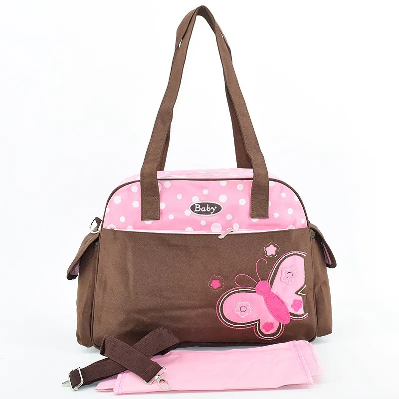 CROAL CHERIE 411730cm Tote Nappy Bag Organizer Butterfly Style Baby Care Bag For Stroller Diaper Bags With Diaper pad  (15)