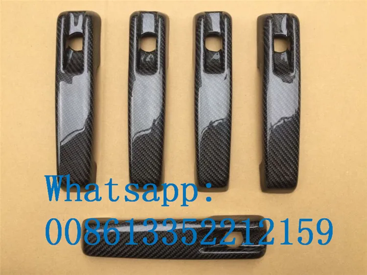 G class W463 carbon fiber handlle cover fit for G class W463 G500 G63 G65 handle cover 5pcs (11)