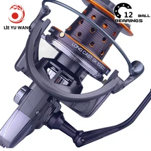 Lieyuwang 1000-10000 5 размер односторонние шариковые подшипники Фидер металлическая рыболовная Катушка спиннинговая катушка большие Троллинговые Рыболовные катушки Shimano