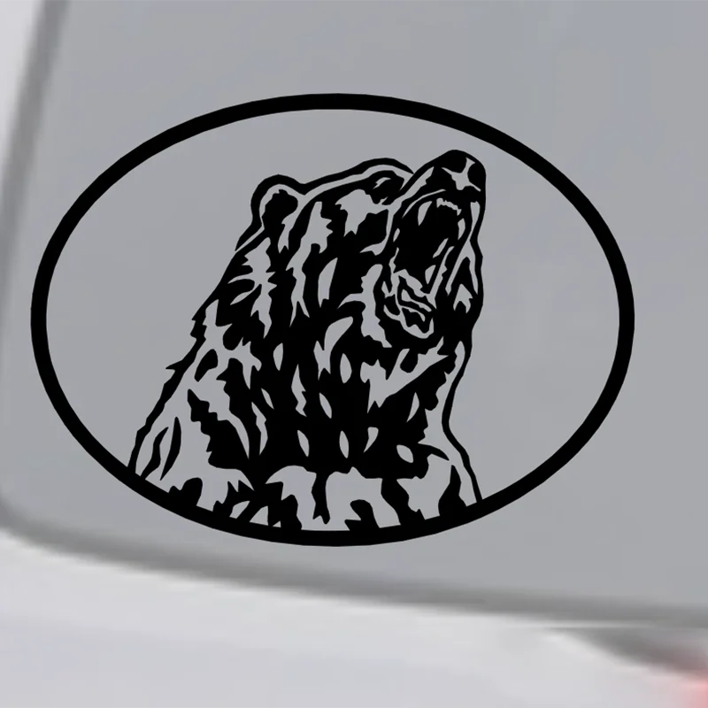 GRIZZLY BEAR Vinyl Decal Sticker Car Window Wall Bumper Alaska Canada Animal 