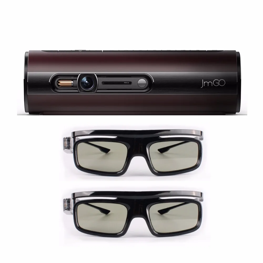 JmGO P1 3D DLP Projector portable pocket Smart Theater Support 1080P Hi-Fi Bluetooth WIFI Android Proyector Beamer