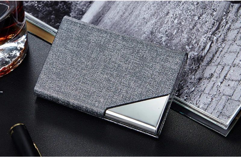 Card Holder Fashion 2017 Metal Aluminum For Women Men Small Card Wallet Case Business Credit Card Holder (1)