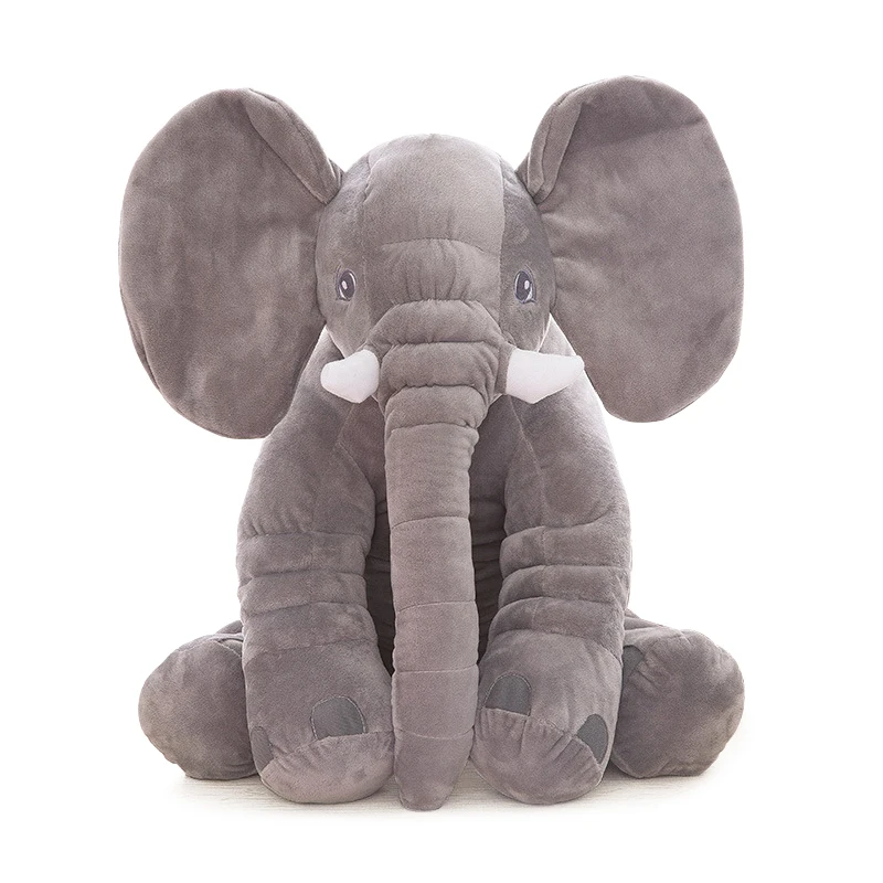 New Fashion Plush Elephant Toy Kids Sleeping Back Cushion Elephant Doll ...