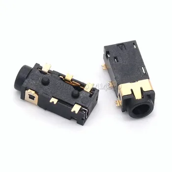 

100PCS 2.5MM Female Audio Connector 6 Pin SMT SMD Headphone Jack Socket PJ-242 Gold-plated audio socket PJ242