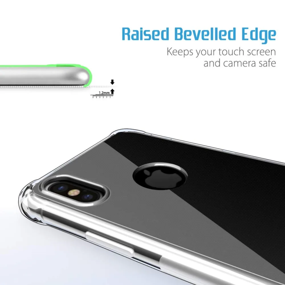 Ultra thin Clear Transparent TPU Silicone Case For iPhone X XS MAX XR 6 7 6S Plus Protect Rubber Phone Case sFor iPhone 8 7 Plus (2)