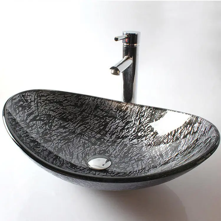 

Tempered Glass Washbasin Bathroom Art Basin Bathroom Basin Sanitary Ware tempered glass sink bowls bathroom