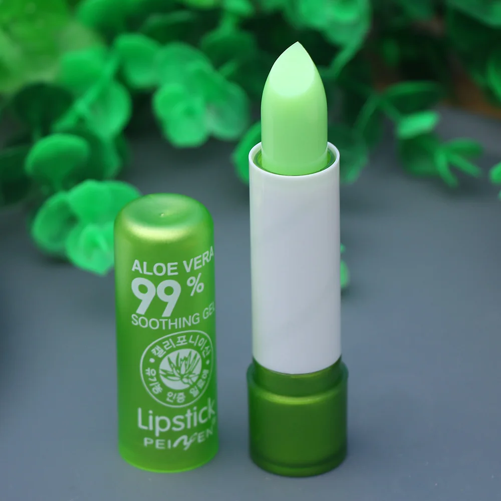 Aloe Vera Lipstick Color Mood Changing Long Lasting Moisturizing
