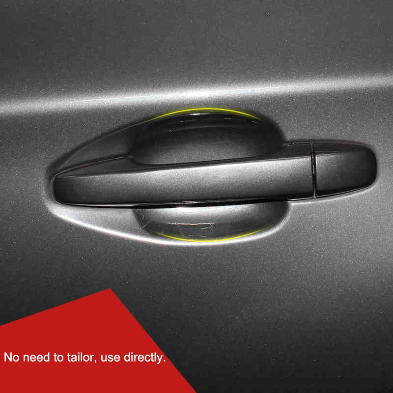 QHCP Car Outer Door Handle Cover Film Bowl Sticker ProtectiveTrim Decals 4Pcs/Set Fit For Subaru Forester XV Outback Legacy | Автомобили и