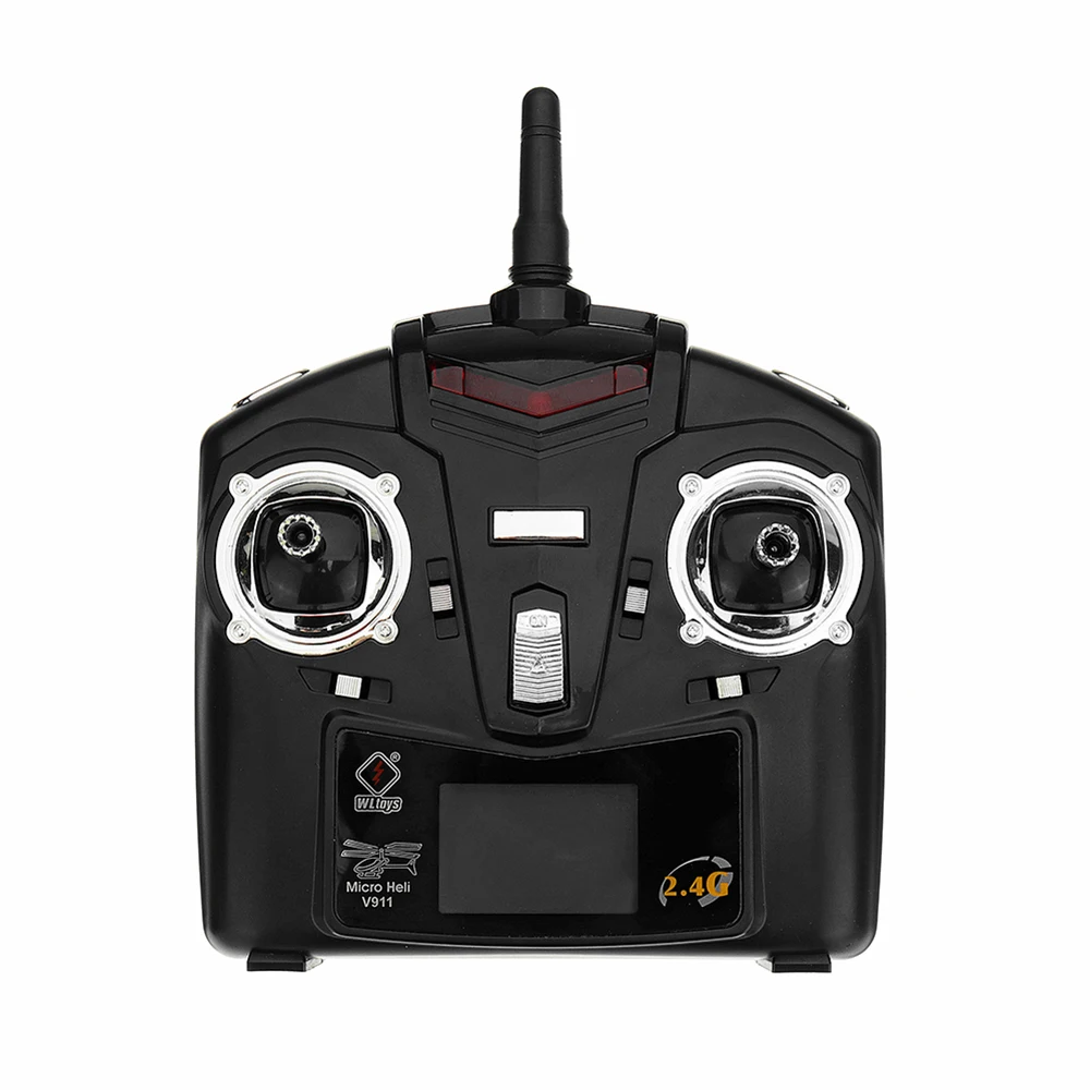 WLtoys V911S 2 4G 4CH 6 Aixs гироскоп беспилотный Вертолет Модель RTF игрушки w/ 3 шт 7 V 250MAh Lipo