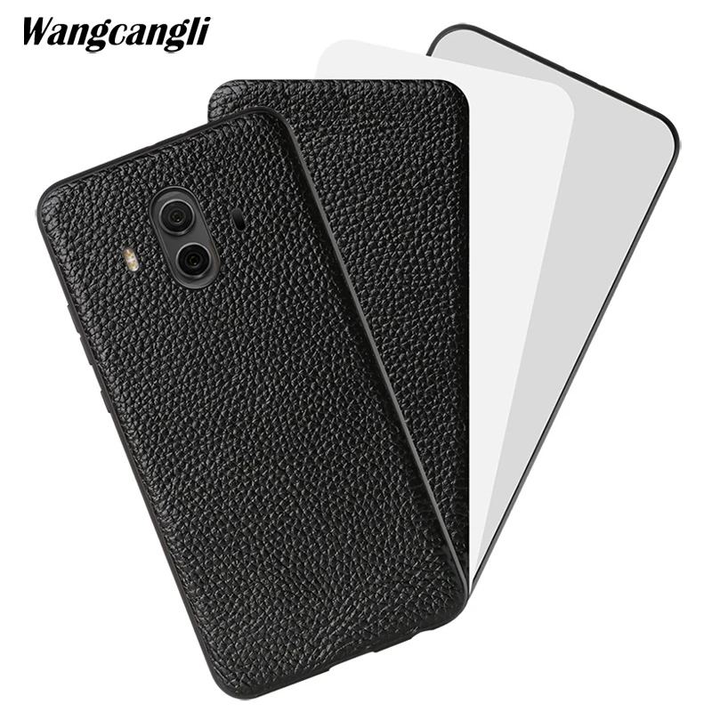 Кожаный чехол для мобильного телефона lychee all-включено huawei mete 10 все включено