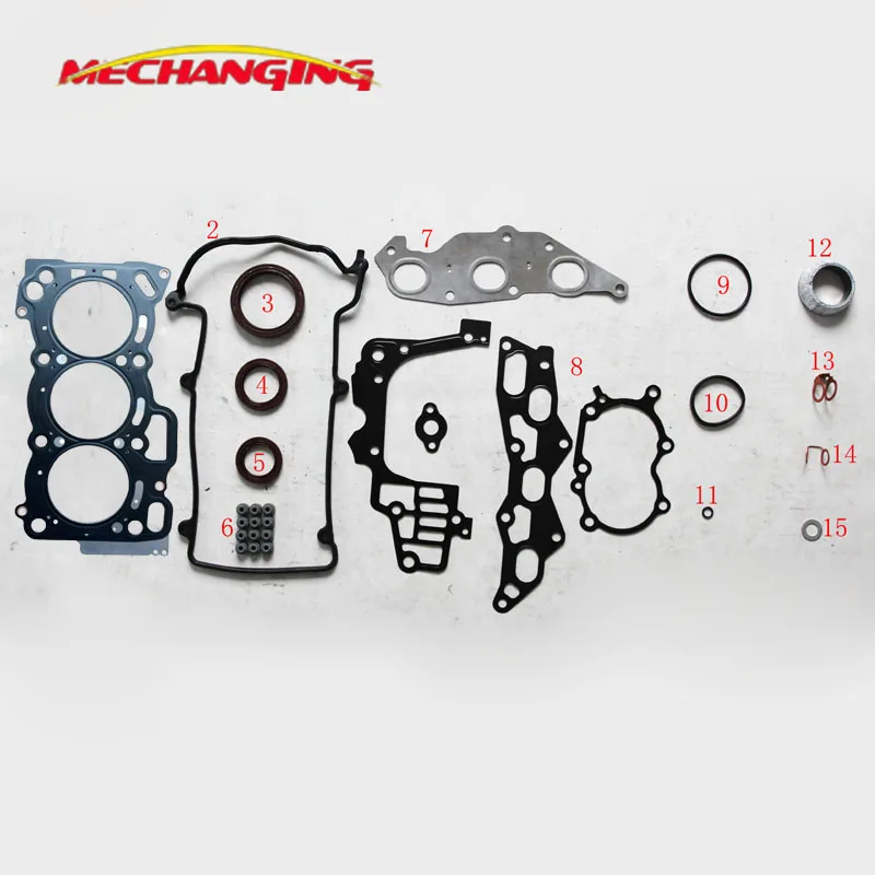 

For DAIHATSU MOVE EJ EJ-DE EJ-VE METAL Engine Parts Full Set Engines Gasket Cylinder Head Gasket Set 04111-97206-000 50232700