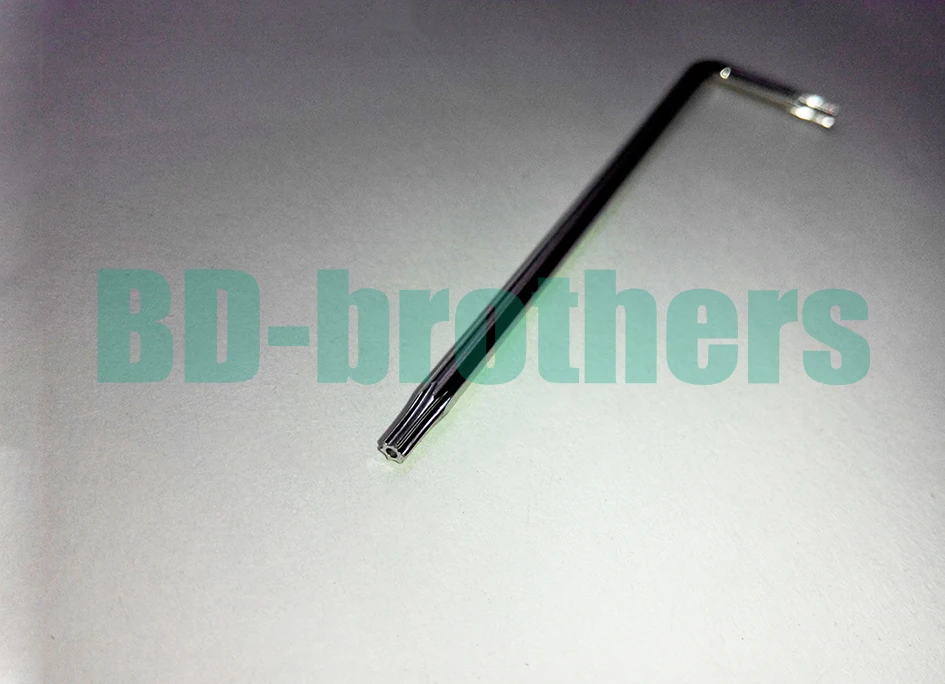 3,0x20x80 мм Torx T8-T10 L ключ T8 T10 с отверстием 45# стальная отвертка 500 шт./лот